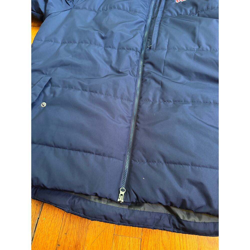Nike Storm-FIT navy puffer jacket fleece lined Ole Miss logo size XXL - Picture 10 of 13